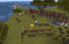 Niños jugando en un entorno seguro de Minecraft en ENDOS SMP