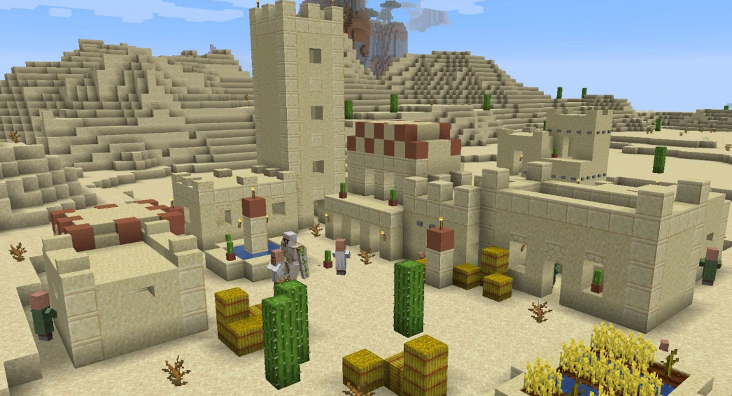 Minecraft Desert Village